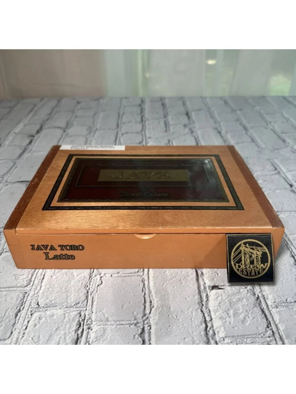 Empty Wood Cigar Box Java Toro Latte 10
